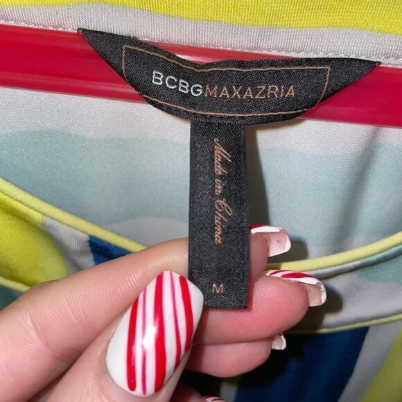 Bcbg MaxAzria colourful paint strokes dress - Picture 4 of 4